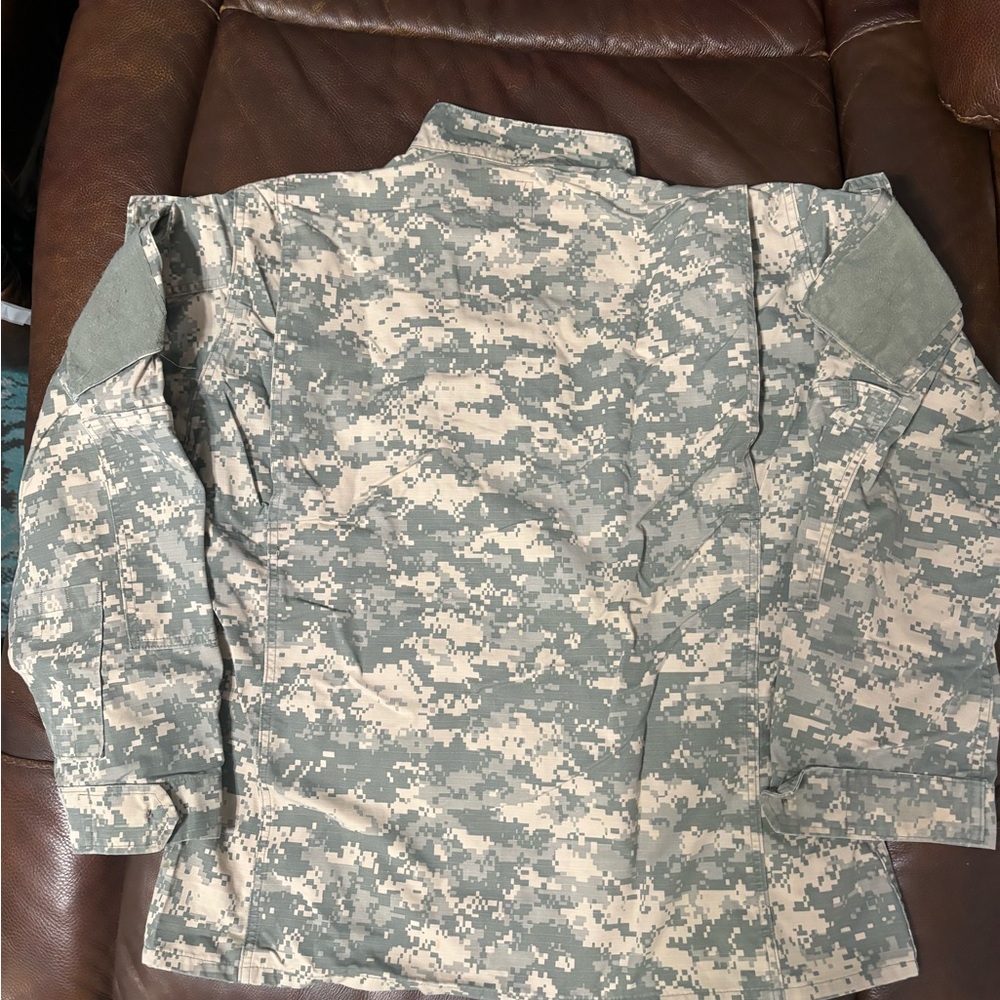 Two military shirts, one size- X-Short, one XX-Short